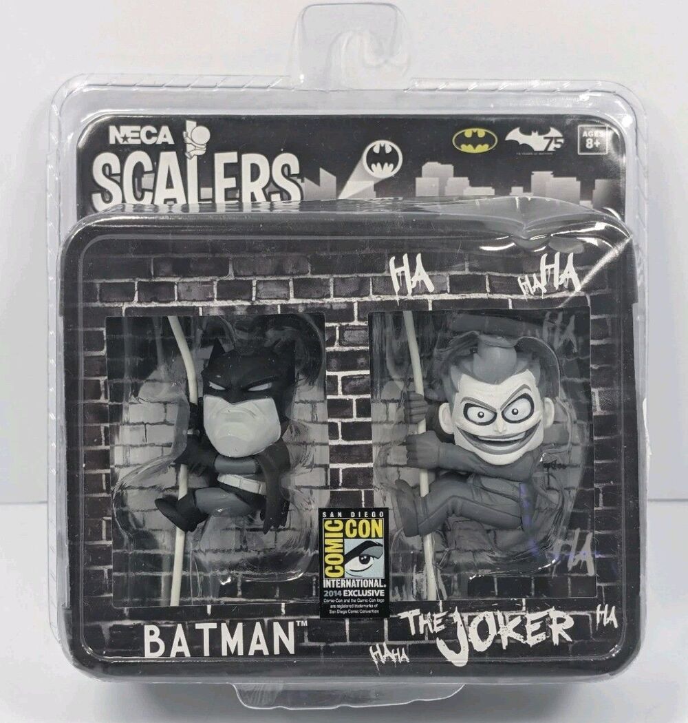 NECA Scalers Batman Joker 2014 San Diego Comic Con 2014 Exclusive New in Box
